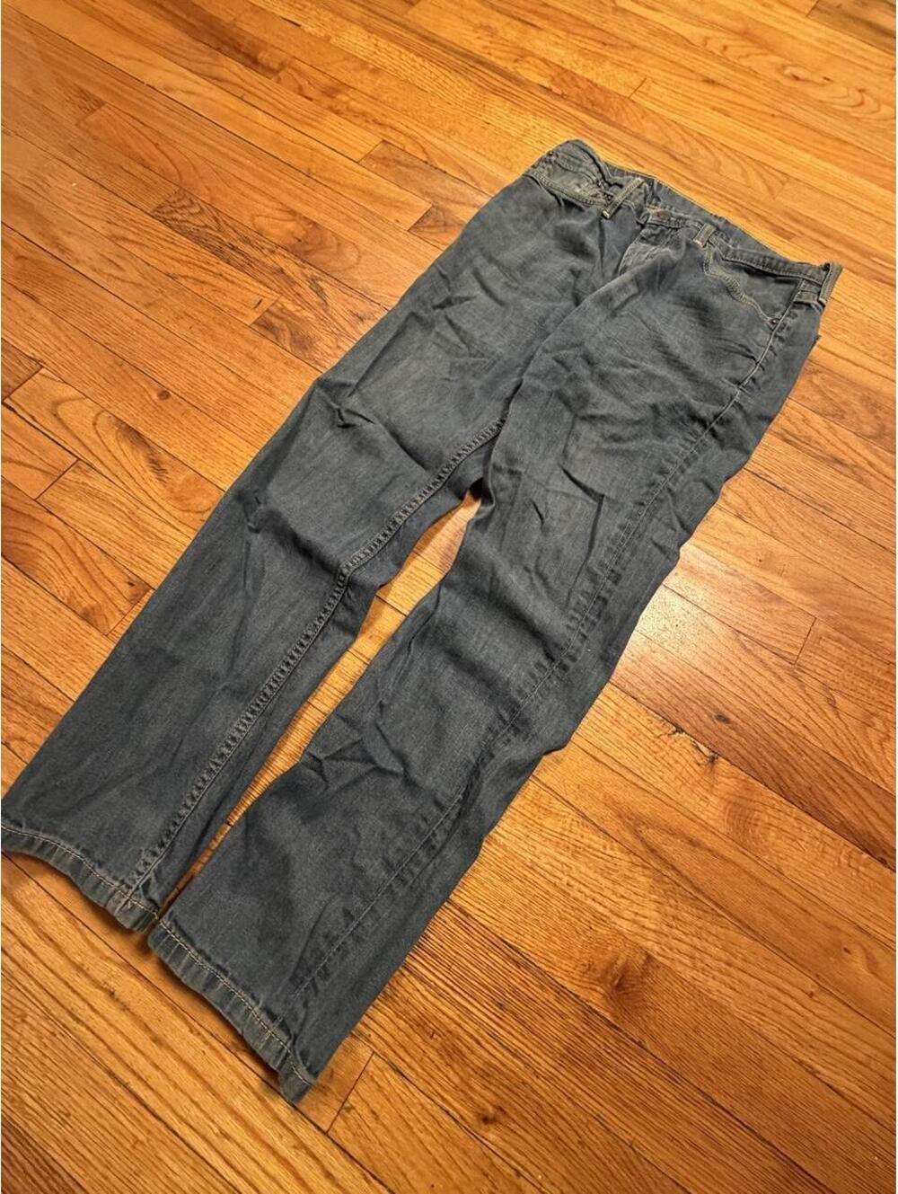 Levi's Men's Blue and Navy Jeans